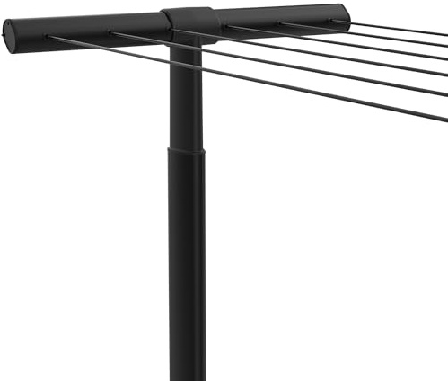 Brabantia HangOut Washing lines with Poles, 50M, Black