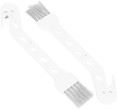 ORFOFE Juego de 2 Cepillos de Limpieza para Aspiradora Robot Herramienta para Filtros y Rincones Accesorios para Mantenimiento de Aspiradoras Automáticas de Suelos en Hogar y Oficina