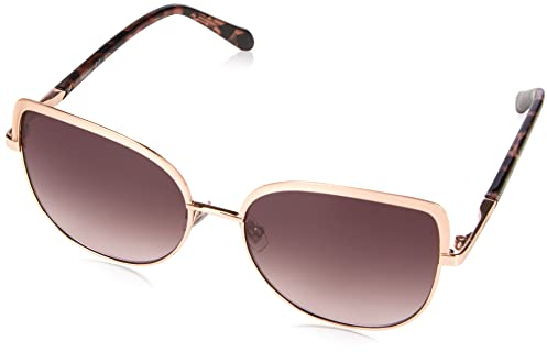 Fossil Unisex Fos 3126/g/s Sunglasses, AU2/HA RED Gold, 56 mm