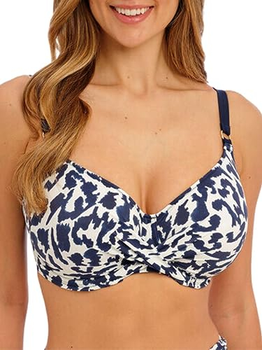 Fantasie Hope Bay Full Cup Bikini Top French Navy Blue 40E