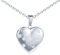 MICMIF Edelstahl Herz Medaillon für Bilder Photo mit Blumen und Schmetterlinge Muster Personalisierte Kette Foto Anhänger in Herzform Medaillon mit 50cm Kette für Mama Freundin & Frauen