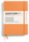 LEUCHTTURM1917 369782 Notizbuch Medium (A5), Hardcover, 251 nummerierte Seiten, Apricot, kariert