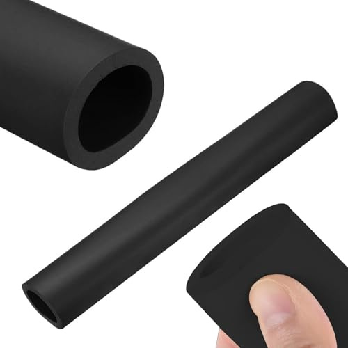 Tubo in gommapiuma, 95cm Schiuma Tubi, ID 18 22 25 28 32 mm Gomma Isolamento Tubo Rivestimento, Maniglia Impugnatura Protezione, Tubolare In Schiuma per Palestra Attrezzatura Rame Tubo(Nero,18mmx5mmx9