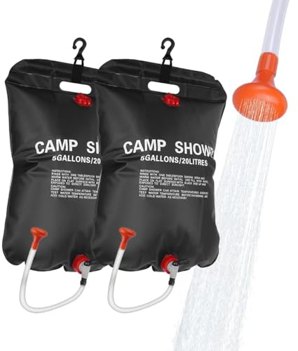 OUTDOORSEPIC Solar Camp Shower Camping Shower Bag Solar Shower Bag Solar portabler Shower for Camping Solar Showers for Camping Camping Shower