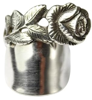 Rosen Besteckschmuck Ring, ca. 67 (21,5) Ring aus Besteck Schmuck