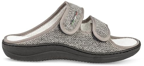 EXTRO STYLE - Sandali Ortopedici Donna e Uomo Tecnica 10 Jak - Per Alluce Valgo, Dita a Martello e Piedi Gonfi - Antibatteriche e Ipoallergeniche - Antiscivolo e Plantari Estraibili - (Grigio, 37)