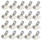 DIYEAH 20Pièces Clips de Câble Métalliques Organisateurs de Câbles Inoxydable pour Rangement et Durable