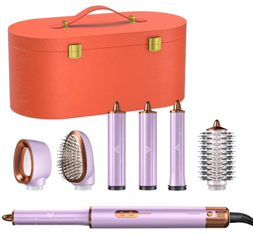 Air Styler 7 in 1 Coanda Modellatore Multifunzione Ionico con Box in Pelle