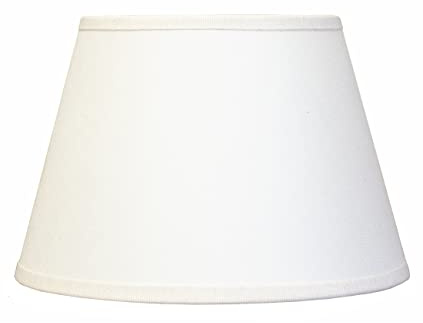 LUCECLASS | cappello paralume paraluce per lampada tondo nuovo in tessuto cotone su pvc avorio panna stoffa fatto a mano Made in Italy cucito a mano. (DIAMETRO 40 CM ATTACCO E27)