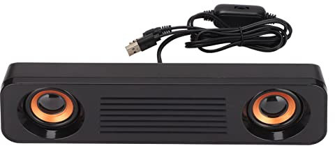 Altavoces con Cable para Ordenadores, Sistemas De Altavoces Estéreo con Alimentación USB para Ordenadores De Sobremesa, Altavoces Multimedia Auxiliares De 3,5 Mm para TV