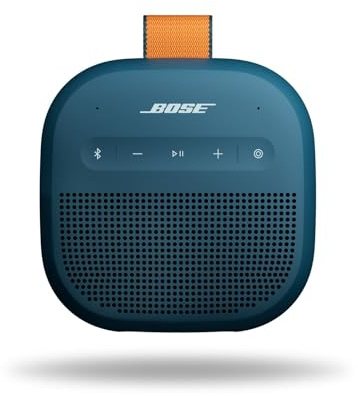 Bose SoundLink Tragbarer Micro Lautsprecher (2. Gen.), kabelloser Außen-Lautsprecher mit bis zu 12 Stunden Akkulaufzeit, wasserdicht und staubdicht, Dämmerungsblau - Limited Edition