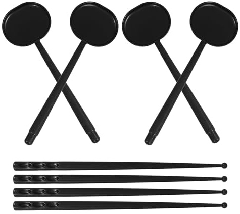YARNOW Set 8 Pezzi Occlusori Oculare Neri in Plastica con Puntatore Manuale, Occhiali a Foro Stenopeico per Oculisti e Optometristi, Strumenti Compatti per Test della Vista in Cliniche