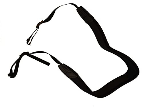 vhbw tracolla universale per fotocamere di diverse marche - Regolabile, 10,2 cm, neoprene, larga 7,3 cm