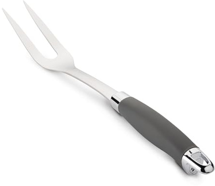 Anolon SureGrip Stainless Steel Meat Fork, Bronze, 13.25-Inch, Tools and Gadgets -