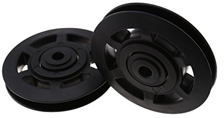 2Pcs 95mm cuscinetto ruota rotonda puleggia cavo ascensore attrezzature sportive usura