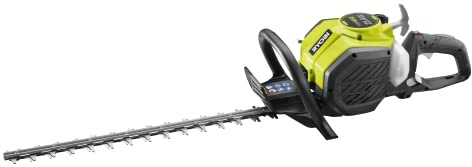 RYOBI Taillehaies POWRXT™ 254 cm³/06 KW démarrage Facile Lames 55 cm écartement 32 mm poignée arrière rotative Fonction scie RHT25X55R