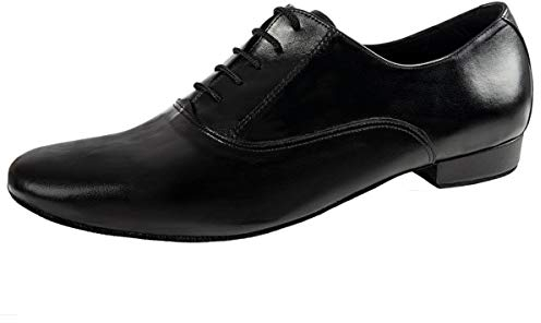Rummos Hommes Chaussures de Danse R701 - Cuir Noir - Largeur régulière - 3,5 cm 35 Ballroom - Pointure: EUR 42,5