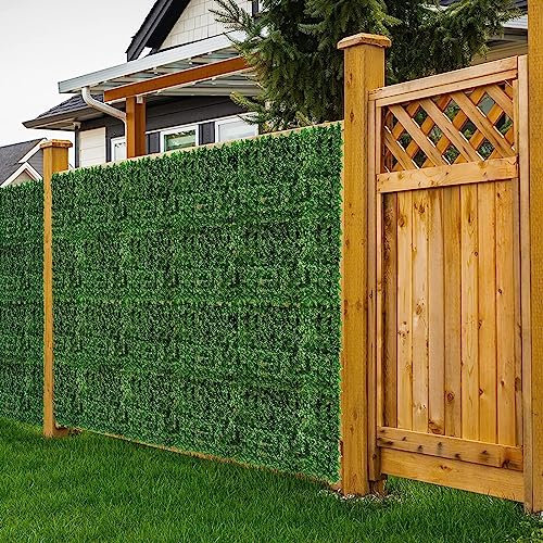 Gr8 Garden Artificial Ivy Leaf Fence Hedge Privacy Screen Wall Panel Screening Balcony Trellis Roll Size 0.5m x 3m