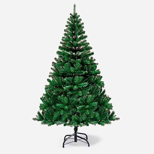 Albero Di Natale 240cm Con 869 Punte, Abete Finto Colore Verde, Con Base Supporto In Ferro, Montaggio Rapido