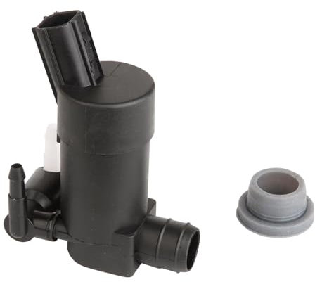 HAPPOW Windscreen Washer Pump 1355124,Front and Rear Twin Outlet, Compatible for Ford Focus, for C-Max, Mondeo, and for Mazda. Replaces 1S7117K624FE, 1S7117K624FD for Reliable Washing Syste