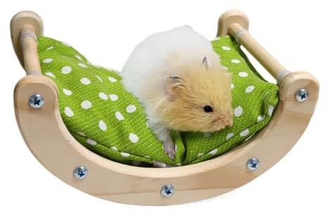Cama para Hámster | Hábitats para Roedores,Suministros Portátiles para Descanso Y Sueño De Mascotas, Cuna Transportable para Uso Diario Y Viaje