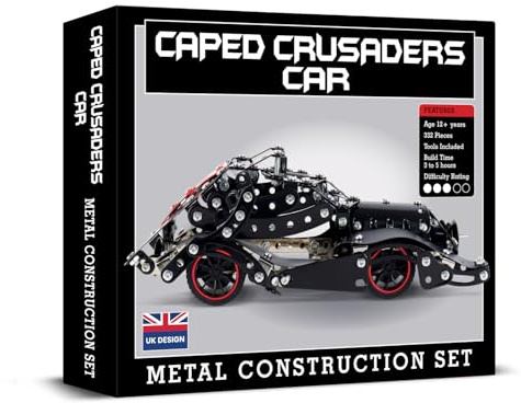 Coach House Caped Crusaders Car Metal Construction Set (332 pieces)