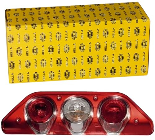 HELLA Baklykta - Caraluna Modular - Glödlampsteknik - 12V - påbyggd/skruvad - ECE - Lyktglasfärg: röd/glasklar - Kontaktutförande: Flatstift - Höger - Antal: 1 - 2VP 343 520-021, rätt