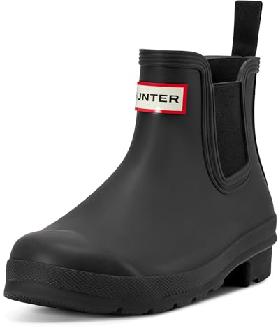 Hunter Company Original Chelsea, Botas de Agua Mujer, Negro (Black Blk), 42 EU