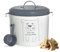Sendez Trockenfutterdose mit Schaufel 6 Liter Mettaldose Tierfutter Vorratsdose Hundefutterbox Hund