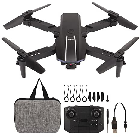Droni Pieghevoli con Doppia Fotocamera 4k, Mini Droni RC Quadricottero WiFi FPV per Bambini Principianti, Mantenimento Dell'altitudine, Passaggio del Mouse Intelligente, Decollo