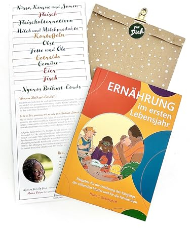 Buch – Praxisratgeber für Babyernährung, Beikost & Familienkost | wissenschaftlich fundiert | mit Wochenplan, Kurzanleitungen & Beikostwissen I dazu Lebensmittelkarten mit Rezepten
