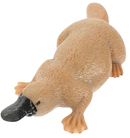ifundom Simuliertes Schnabeltier Mini-tierfiguren Miniatur-tierfiguren Australien Tierfiguren Tierskulptur Gefälschtes Tierspielzeug Tiermodell Spielzeugtier Lebensechte Tierstatue Plastik