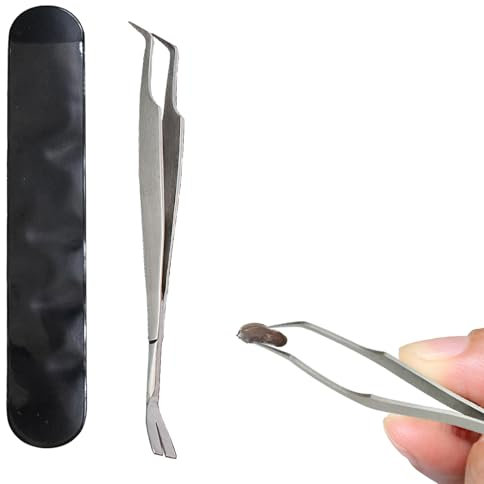 Strumento di rimozione delle zecche a doppia punta - 2 in 1 strumento di rimozione del tick, acciaio inossidabile per tie rimodellate | 2 in 1 tick rimodellare le pinzette con custodia, adatto a esser