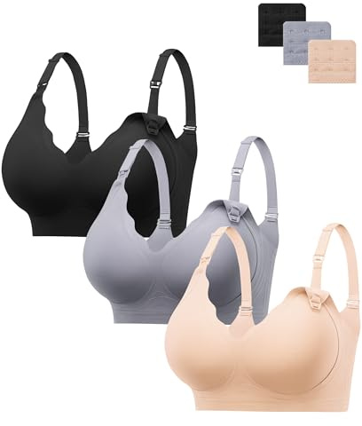 HBselect Nursing Bras for Breastfeeding Comfort Jelly Seamless Nursing Bra