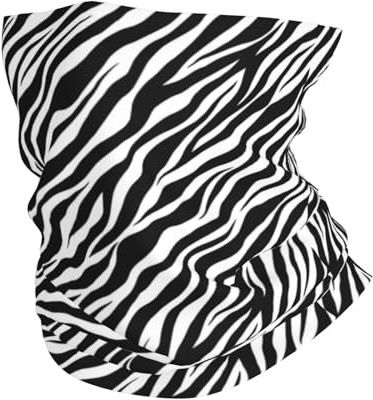 Zèbre Élégant Homme Femme Cache Cou Multifonctionnel Écharpe Tube Léger Foulard pour Sport Marche Yoga Vélo