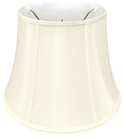 Royal Designs, Inc. BS-708U-10EG Modified Bell Basic Lamp Shade with UNO Threaded Fitter, 6.5 x 10 x 8.5, Eggshell