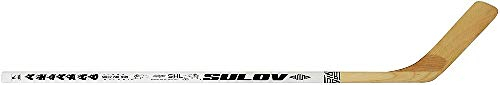 SULOV Chicago HOKEJSUL105P - Mazza da Hockey su Ghiaccio, Curva Destra, Lunghezza 105 cm, Colore: Bianco