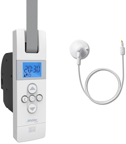 WIR elektronik eW820 Lyftmekanism, Vit, & WIR elektronisk sol-/skymningssensor eSo371 1 m, vit, 1 meter