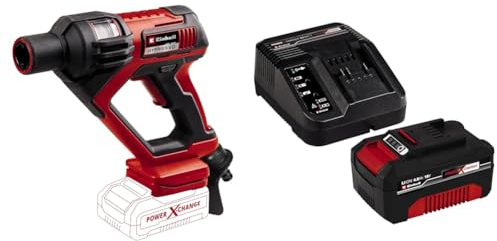 Einhell Akku-Druckreinigerpistole Hypresso 18/24 Li Power X-Change (18 V, 24 bar, zur mobilen Reinigung und Bewässerung, 240 L/h, inkl. Zubehör, inkl. 4,0 Ah Akku und Ladegerät)