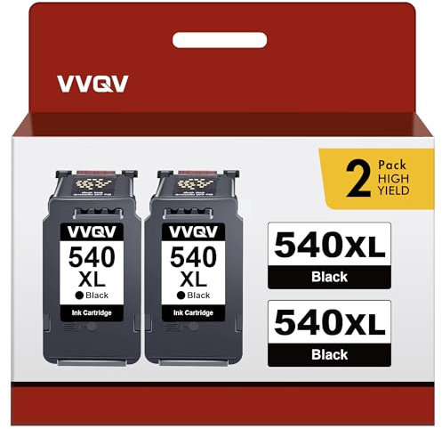 VVQV 540 XL DruckerPatronen PG-540 schwarz Patronen 540 Multipack schwarz DruckerPatronen pixma für Canon 540 PG540 XL PG540 TS5150 MG3650s MG3650 TS5151 MG3600 MG4200 MG3550