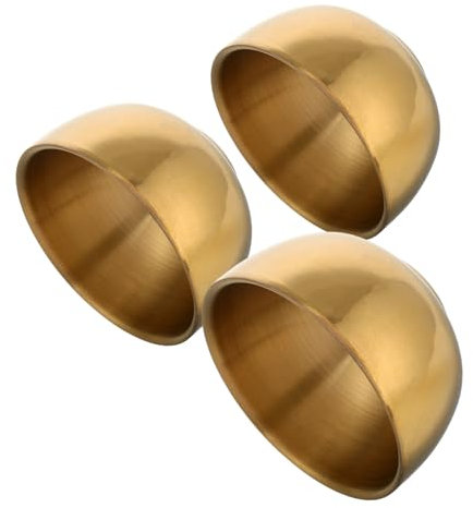 Healifty 3 Pièces Verres à Vin Acier Inoxydable Tasses Résistantes Aux Chocs Chaleur pour Boissons Chaudes et Froides à et Fête