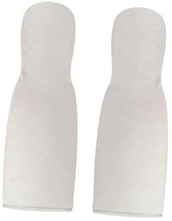 perfk Combination Fist Forearm Guards Padded Arm Sleeves Forearm Gear for Training, White