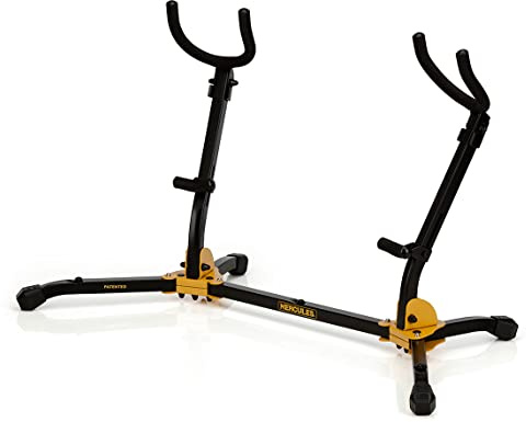 Hercules DS537B Dual Alto/Tenor Saxophone Stand