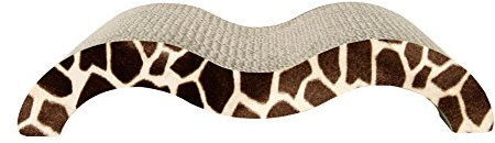 Catlove 34905 Kratzbrett Giraffe, aus Pappe mit Katzenminze, 45 x 22 x 9cm