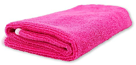 ABACUS® Mikrofasertuch High Performance pink - Mikrofaser Reinigungstuch 40 x 40 cm Microfaser Tuch Universaltuch fusselfrei Tuch Staubtuch 300 g/m² (6210)