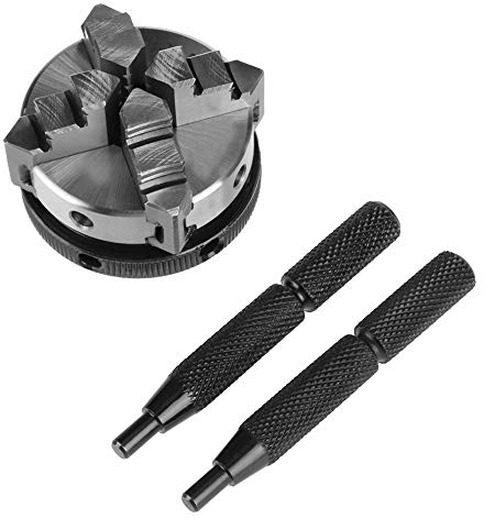 50mm 4 Jaw Self-Centering Micro Lathe M14 Mini Lathe Chuck Thread Mount Reversible K02-50 CNC Milling Drilling Tool