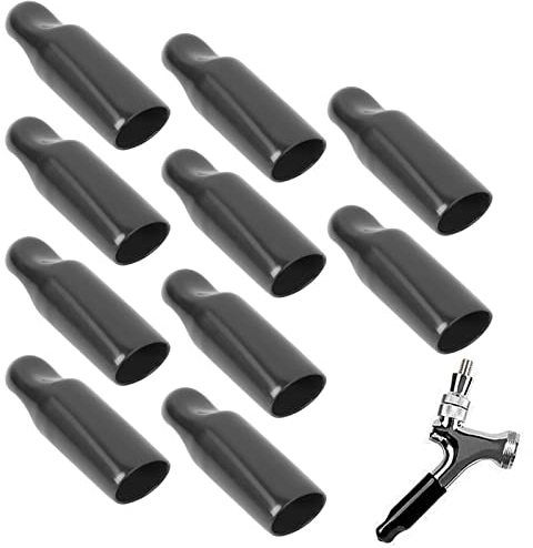 10 pièces capuchons en caoutchouc pour robinet de bière,Housse de protection en caoutchouc pour robinet de bière, couvercle de robinet de baril de bière pour accessoire de brassage de bière à domicile