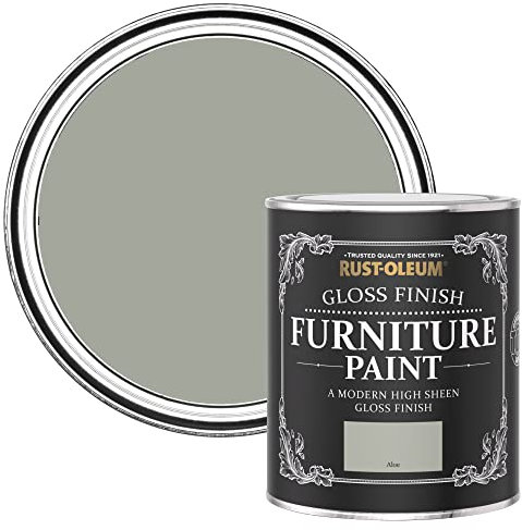 Rust-Oleum light Green Furniture Paint in Gloss Finish - Aloe 750ml