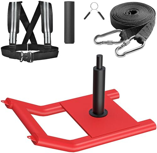 2026 Upgrade Weight Sled for Training - Heavy Duty Football Sled for Lineman, Sled Pull Workouts, Speed & Strength Training, Football Blocking Sled, Running Sled for Athletes, Outdoor & Indoor Use