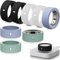 Hexasider [8 Stück] Protector für Oura Ring Gen 4/Gen 3/Ultrahuman Ring, Anti-Sturz Elastische Silikon Cover Schutzhülle Zubehör für Oura(M für 8/9/10/11)